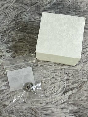 Pandora Sparkling Paw Print & Heart Charm